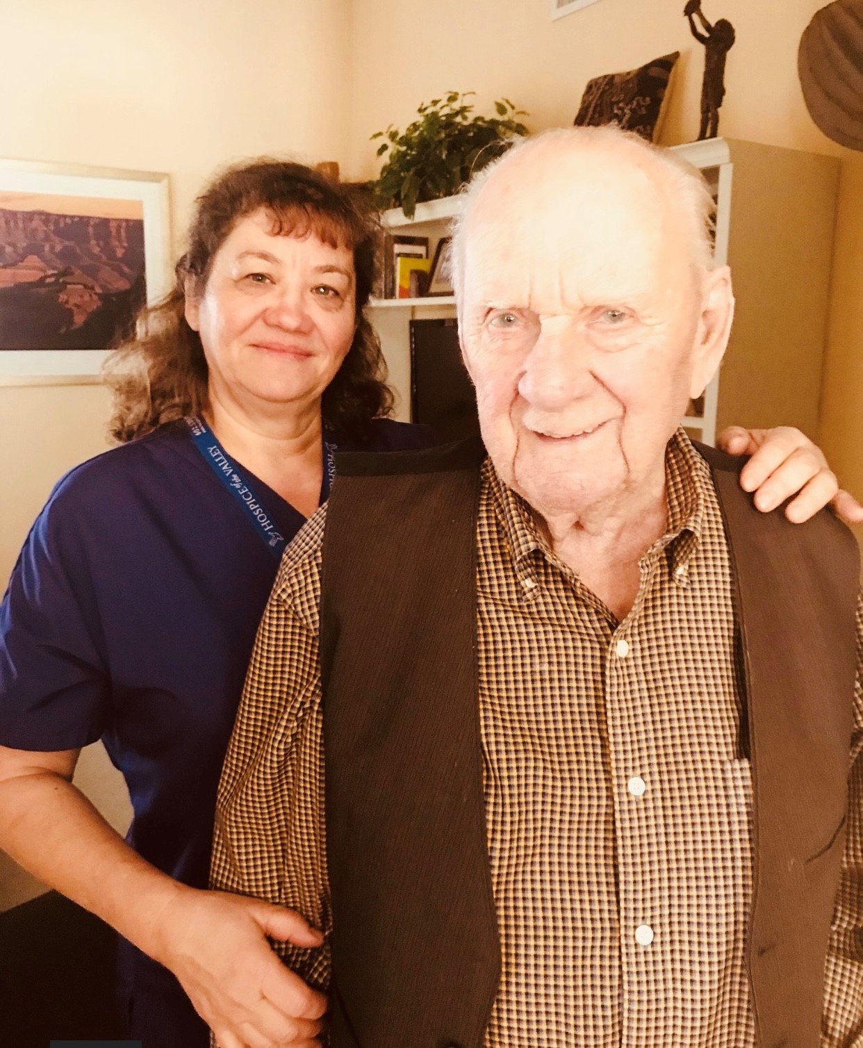 caregiver providing senior in-home care